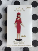 HALLMARK 2012 Matinee Fashion BARBIE Ornament New SHIP FREE 19th in Series - £31.27 GBP