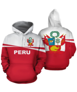 Peru Country Flag Hoodie Adults And Youth - $76.57 CAD