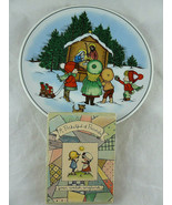 Vtg Joan Walsh Anglund porcelain plate Christmas Nativity 1983 W. German... - £30.74 GBP