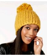 BCB Generation Knit Beanie With Pom-pom Mustard One Size  - $18.99