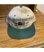 Snapback Hat Embroidered Red River Mining 10 Years No Lost Time Youngan - $18.45 CAD