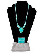 Jay King Mine Finds DTR 925 Sterling Genuine Turquoise Pendant Bead Neck... - $1,712.60 MXN