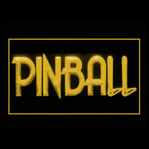 130051B Pinball Classic Available Virtue Software Unusual Design LED Light Sign - $21.99