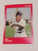 Ron Crowe San Francisco Giants 1989 Star Minor League Card #195 - £0.78 GBP