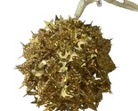 Gold Sequin Glittered Ball Christmas Ornament by Midwest-CBK 2.75 in NWT - £5.40 GBP