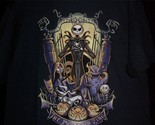TeeFury Nightmare LARGE &quot;King of the Pumpkin Patch&quot; Before Christmas NAVY - £11.15 GBP
