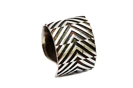 Tribal Boho Ring with Geometric Design, Elegant Band for Her - £10.22 GBP