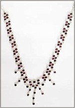 Collier Avec Argent Et Grenade - $54.38