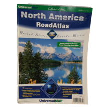 North America Road Atlas USA Canada Mexico 2000 Edition Universal Map Collectors - £11.17 GBP