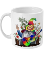 Colourful Hippy Gnome Coffee Mug - £12.74 GBP