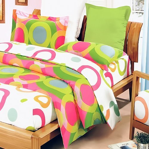 Blancho Bedding - [Rhythm of Colors 100% Cotton 7PC MEGA Comforter Cover/Duvet C