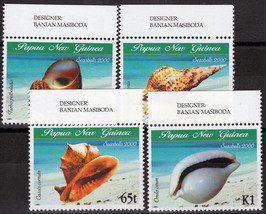 ZAYIX - Papua New Guinea 984-987 MNH Shells Marine Life   072922S93 - £2.27 GBP
