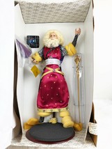 Franklin Mint Merlin Magician Wizard Camelot Series Porcelain Doll w/ St... - £179.17 GBP