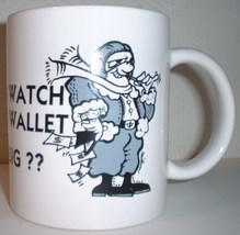 Funny aviator parody ceramic coffee mug &quot;Big Wallet, Big Watch, Big.....&quot; - £11.85 GBP