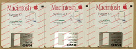 Vintage Macintosh System Install Disks(800k Disk)512ke,Plus,SE,SE FDHD(V... - $16.95