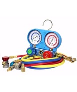 HVAC AC Manifold Gauge Set For Automotive Ac Service Kit w/ Quick Couple... - $73.07 CAD