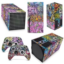 Gng Graffiti Skins For Xbox Series X Console Decal Vinal Sticker 2 Contr... - £30.00 GBP