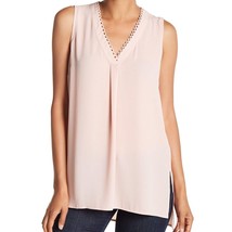 DR2 by Daniel Rainn pale blush loop trim tunic v-neck tank extra small M... - $14.99