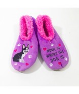 Snoozies Women&#39;s Home is Where The Dog Is Non Skid Slippers Medium 7/8 - $237.18 MXN
