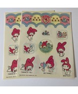 Vintage Sanrio 1976 1981 My Melody Sticker Sheets (Non Sticky) - £15.79 GBP