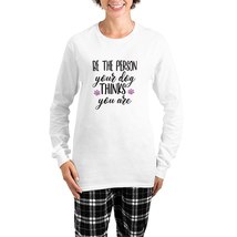 Be The Person Your Dog Thinks You Are Women&#39;s Long Sleeve Pajamas - $65.00