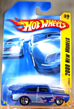 2008 Hot Wheels #39 New Models 39/40 &#39;65 Volkswagen Fastback Blue w/Chrome5Spoke - $20.50