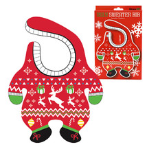 Gamago Ugly Christmas Sweater Baby Bib - £18.85 GBP