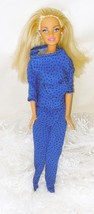 1999 Mattel Barbie 11 1/2" Doll - Blond Hair - Blue Eyes - Handmade Outfit - $8.59