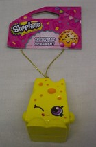 Shopkins Chee Zee Winking Cheese Character 2&quot; Holiday Christmas Ornament New - $14.85