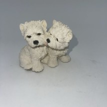 SNOWY AND FROSTY Westie Figurine 1997 Two West Highland Dogs 3.25” Tall - $13.86