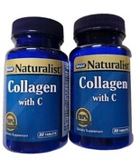 Two (2) Bottles ~ Rexall Naturalist ~ COLLAGEN with C ~ 30 Tablets (Sealed) - $22.45 CAD