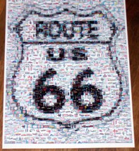 RARE Coke Coca Cola FORD Mustang Route 66 sign Montage - $10.79