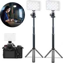 Video Conference Lighting Kit 2 Pack,App-Control Webcam Lighting with Adjustable - £33.97 GBP