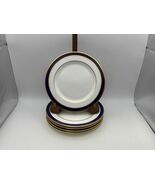 Set of 5 Lenox Bone China FEDERAL COBALT Bread &amp; Butter Plates with Gold... - €69,15 EUR