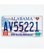 2010 United States Alabama Lee County Passenger License Plate AV55221 - €14,27 EUR