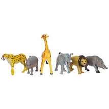 WILD REPUBLIC African Animals Polybag, Giraffe, Hippo, Lion, Cheetah, Elephant,  - £23.58 GBP