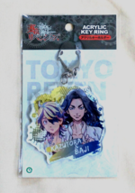 New Japan Tokyo Revengers Kazutora &amp; Baji Acrylic Key Chain Ring 81x 75x... - £5.41 GBP