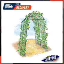 Gardener S Supply Company Extra Tall Garden Arch Arbor 80in Titan Squash... - £101.58 GBP