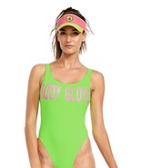 Body Glove 1989 The Look One-Piece Swimsuit Sz L Neon Green - $58.61