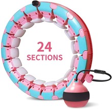 Abdomen Fitness Equipment,Smart Hula Hoop,2 in 1 Fitness Weight Loss and Massage - £27.83 GBP
