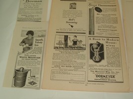 Vtg antique Magazine ads mixed lot for scrapbook etc cooking household items - £15.78 GBP