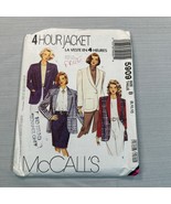 ©1992 McCall&#39;s Sewing Pattern 5909; Misses Lined or Unlined Jacket Sz. 8... - $11.99