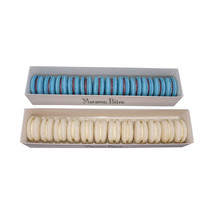 Delightful Macaron Party Box - Blue and White Assortment - £31.52 GBP