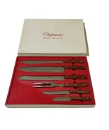 Chefmaster Stainless Steel 6 Six Piece Knife Set Cutlery Kitchen Delight... - $35.02