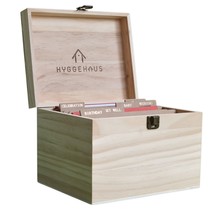 HYGGEHAUS Greeting Card Organizer Box with Dividers - Photo Storage Box,... - £50.33 GBP