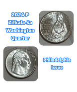 US 2024 P zitkala-ša Washington Qtr - Philadelphia Issue - Bright Collec... - $65.33 MXN