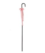 Black Little Bo Peep Costume Crook Staff Hook Pink Ribbon Bow Goth Fairy... - $238.84 MXN