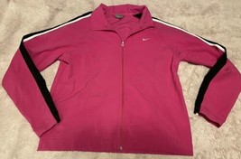 Pink Women&#39;s Nike Activewear Track/Workout/Exercise Jacket - Size Medium - £18.37 GBP