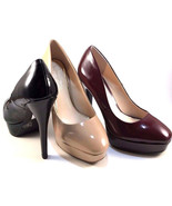 Jessica Simpson Bette Vampire Red Patent High Heel Platform Pumps Size 8 - £30.89 GBP