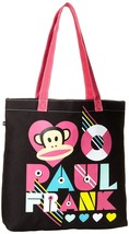 FAB Starpoint Big Girls&#39; Paul Frank Junior Core Colors Tote Black/Pink One Size - £8.79 GBP